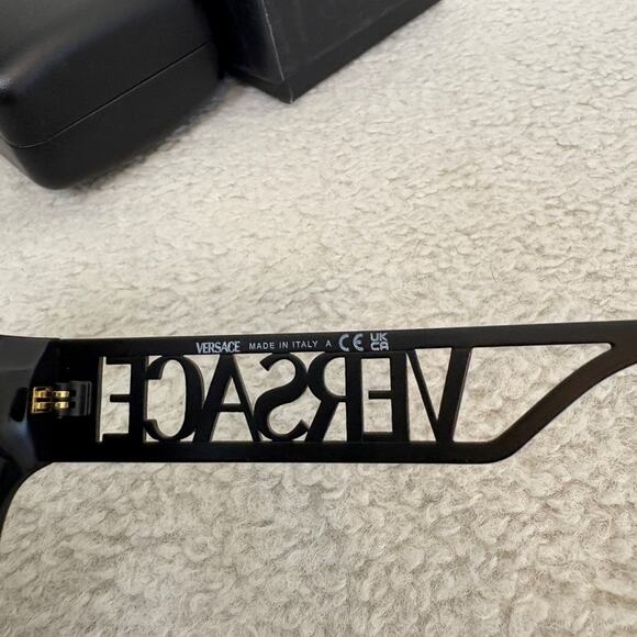 Versace logo 4431 sunglasses black - Picture 4 of 6